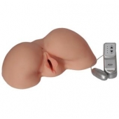 Телесная вибровагина из киберкожи с выносным пультом - LOVETOY (А-Полимер) - в Твери купить с доставкой