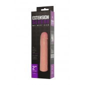 Насадка-удлинитель Extension sleeve телесного цвета - 18,5 см. - Sitabella - в Твери купить с доставкой