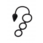 Тройное эрекционное кольцо с анальным хвостом Drop S-size - Erotist Adult Toys - в Твери купить с доставкой