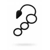 Тройное эрекционное кольцо с анальным хвостом Drop S-size - Erotist Adult Toys - в Твери купить с доставкой