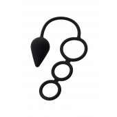 Тройное эрекционное кольцо с анальным хвостом Drop M-size - Erotist Adult Toys - в Твери купить с доставкой