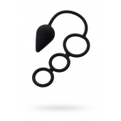 Тройное эрекционное кольцо с анальным хвостом Drop M-size - Erotist Adult Toys - в Твери купить с доставкой