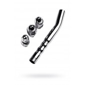 Металлический анальный душ с тремя насадками - ToyFa - купить с доставкой в Твери