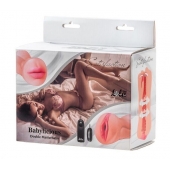 Двусторонний мастурбатор с вибропулей Satisfaction Babylicious - Lola Games - в Твери купить с доставкой