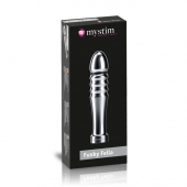 Ребристый фаллоимитатор для электростимуляции Funky Fella Rill Dildo - 13 см. - MyStim - купить с доставкой в Твери