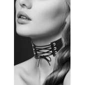 Оригинальный ошейник-чокер со шнуровкой - Bijoux Pour Toi - купить с доставкой в Твери