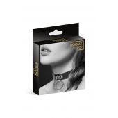 Узенький ошейник из полиуретана с кольцом - Bijoux Pour Toi - купить с доставкой в Твери