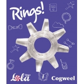 Прозрачное эрекционное кольцо Rings Cogweel - Lola Games - в Твери купить с доставкой
