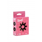 Чёрное эрекционное кольцо Rings Gear - Lola Games - в Твери купить с доставкой