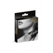 Черный чокер с двумя кольцами - Bijoux Pour Toi - купить с доставкой в Твери