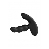 Черный силиконовый стимулятор простаты Levett Nitoc с пультом ДУ - Levett - в Твери купить с доставкой