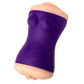 Двухсторонний мастурбатор JOS YARA в фиолетовой колбе - JOS - в Твери купить с доставкой