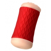 Двухсторонний мастурбатор JOS  NADIN в красном цилиндре - JOS - в Твери купить с доставкой