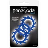 Набор из 3 синих эрекционных колец Renegade Gears - NS Novelties - в Твери купить с доставкой