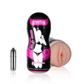 Мастурбатор-вагина Sex In A Can Vibra Vagina Tunnel - Lovetoy - в Твери купить с доставкой