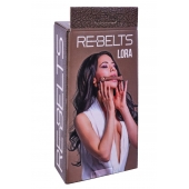 Кляп-трензель Lora с металлическими кольцами - Rebelts - купить с доставкой в Твери
