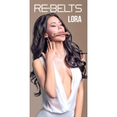 Кляп-трензель Lora с металлическими кольцами - Rebelts - купить с доставкой в Твери