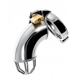 Серебристый мужской пояс верности TOYFA Metal - ToyFa - купить с доставкой в Твери