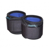 Неопреновые черно-синие наручники - Sitabella - купить с доставкой в Твери