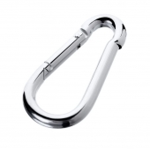 Серебристый карабин TOYFA Metal - ToyFa - купить с доставкой в Твери