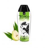 Интимный гель TOKO Pear   Exotic Green Tea с ароматом груши и зеленого чая - 165 мл. - Shunga - купить с доставкой в Твери