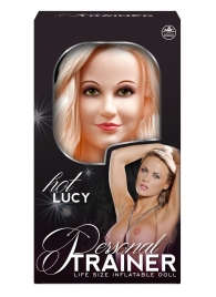 Надувная кукла с вибрацией и 2 любовными отверстиями Hot Lucy Lifesize Love Doll - NMC - в Твери купить с доставкой