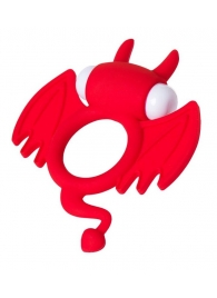 Красное эрекционное кольцо на пенис JOS COCKY DEVIL - JOS - в Твери купить с доставкой