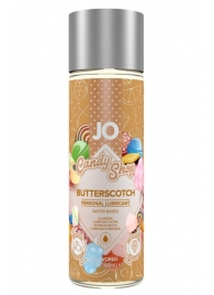 Смазка на водной основе Candy Shop Butterscotch с ароматом ирисок - 60 мл. - System JO - купить с доставкой в Твери