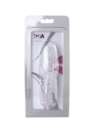 Прозрачная насадка с шишечками и шипами - 13,5 см. - Toyfa Basic - в Твери купить с доставкой