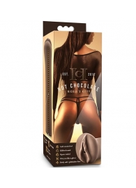 Коричневый мастубратор-вагина Nicole s Kitty - Blush Novelties - в Твери купить с доставкой