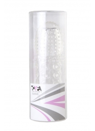 Прозрачная закрытая гелевая насадка - 13,5 см. - Toyfa Basic - в Твери купить с доставкой