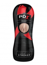 Мастурбатор-вагина Vibrating Pussy Stroker с вибрацией - Pipedream - в Твери купить с доставкой