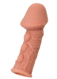Насадка на фаллос с пузыриками, венками и ребристостью KOKOS Extreme Sleeve 09 - 12,7 см. - KOKOS - в Твери купить с доставкой