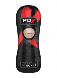 Мастурбатор-ротик Vibrating Oral Stroker - Pipedream - в Твери купить с доставкой