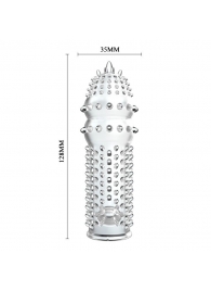 Закрытая прозрачная насадка Crystal sleeve - 14,2 см. - Erowoman-Eroman - в Твери купить с доставкой