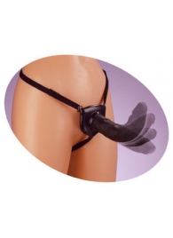 Черный податливый страпон Posable Partner Strap-On - 17,8 см. - Pipedream - купить с доставкой в Твери