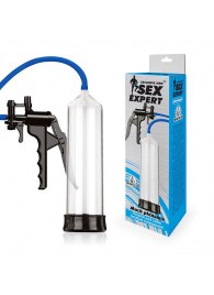 Прозрачная вакуумная помпа Sex Expert с насосом - Sex Expert - в Твери купить с доставкой