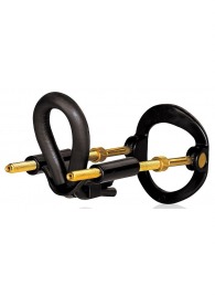 Черный экстендер-растяжитель пениса - Sex Expert - в Твери купить с доставкой