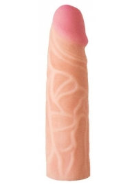 Телесная насадка на Harness с коннектором GREEN LINE - 18 см. - LOVETOY (А-Полимер) - купить с доставкой в Твери