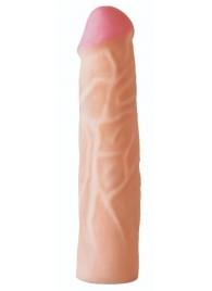 Телесная насадка на Harness с коннектором RED LINE  - 21 см. - LOVETOY (А-Полимер) - купить с доставкой в Твери