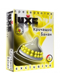 Презерватив LUXE  Exclusive  Кричащий банан  - 1 шт. - Luxe - купить с доставкой в Твери
