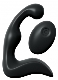Черный вибромассажер простаты с пультом ДУ Control P-Spot Pro - Pipedream - в Твери купить с доставкой
