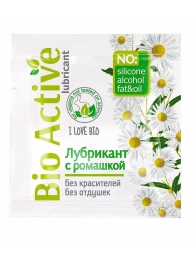 Пробник лубриканта на водной основе Bio Active - 3 гр. - Биоритм - купить с доставкой в Твери