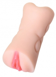 Телесный двусторонний мастурбатор Rich Fruit - вагина и анус - ToyFa - в Твери купить с доставкой