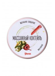 Массажная свеча «Массажный коктейль» с ароматом пина колады - 30 мл. - ToyFa - купить с доставкой в Твери