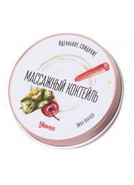 Массажная свеча «Массажный коктейль» с ароматом пина колады - 30 мл. - ToyFa - купить с доставкой в Твери