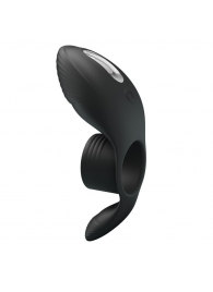 Черное кольцо на пенис с вибрацией Vibration Penis Sleeve - Baile - в Твери купить с доставкой