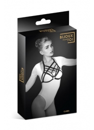 Черная упряжь на грудь Clara - Bijoux Pour Toi - купить с доставкой в Твери