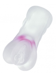 Прозрачный реалистичный мастурбатор Juicy Pussy Crystal Rose - ToyFa - в Твери купить с доставкой