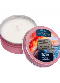 Массажная свеча  Фруктовая фантазия - БиоМед - купить с доставкой в Твери